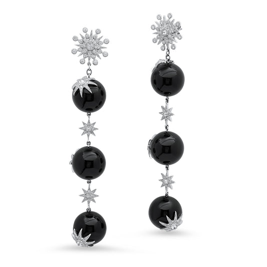 Star Ball Stud Earrings in 18K Gold | Colette Jewelry