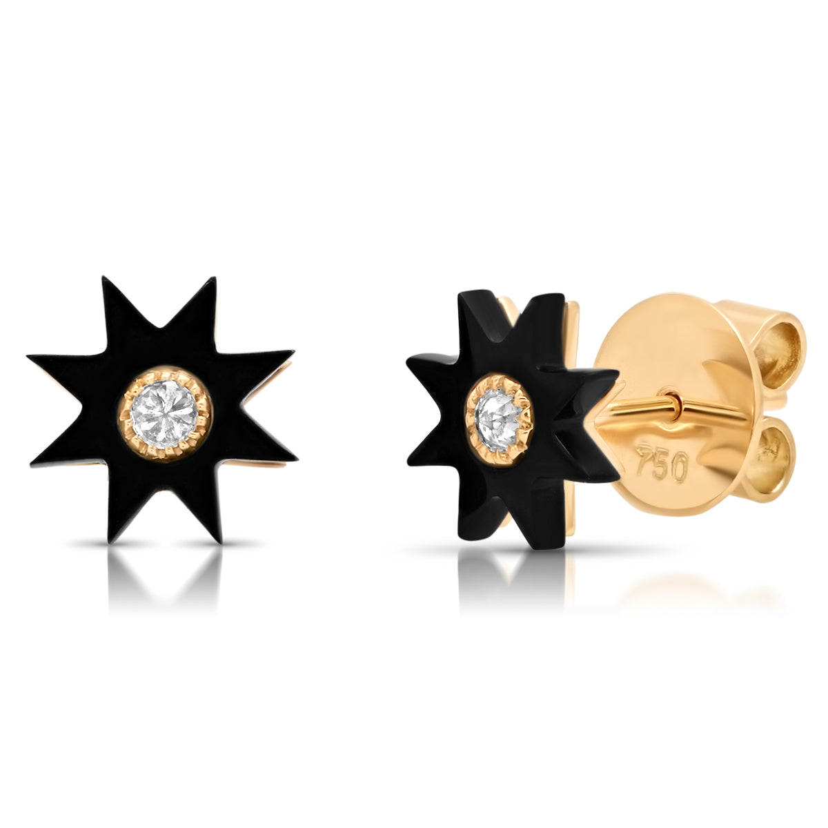 Lapis Lazuli Hardstone Stud Earrings | Twinkle Galaxia | Colette Jewelry