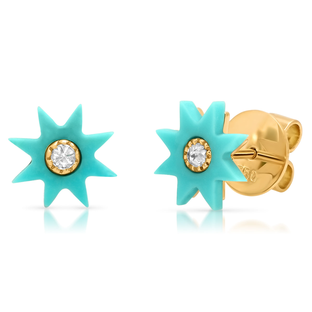 Lapis Lazuli Hardstone Stud Earrings | Twinkle Galaxia | Colette Jewelry