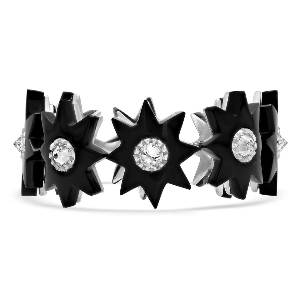 Star Infinity Ring in 18K Gold with Diamonds – Colette Jewelry