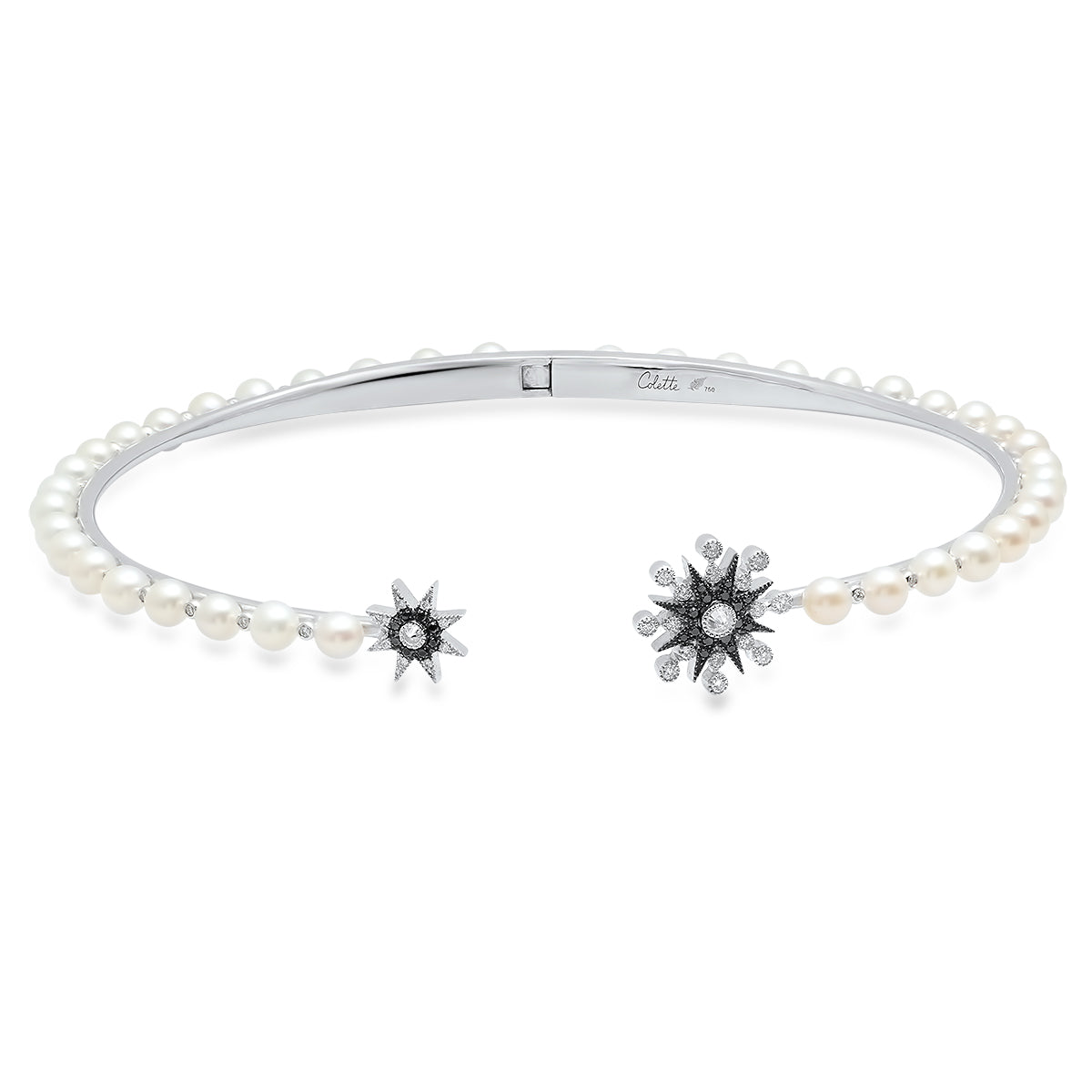 Maia Choker in 18K Gold Diamond Necklace with brilliant-cut diamond — Colette Jewelry