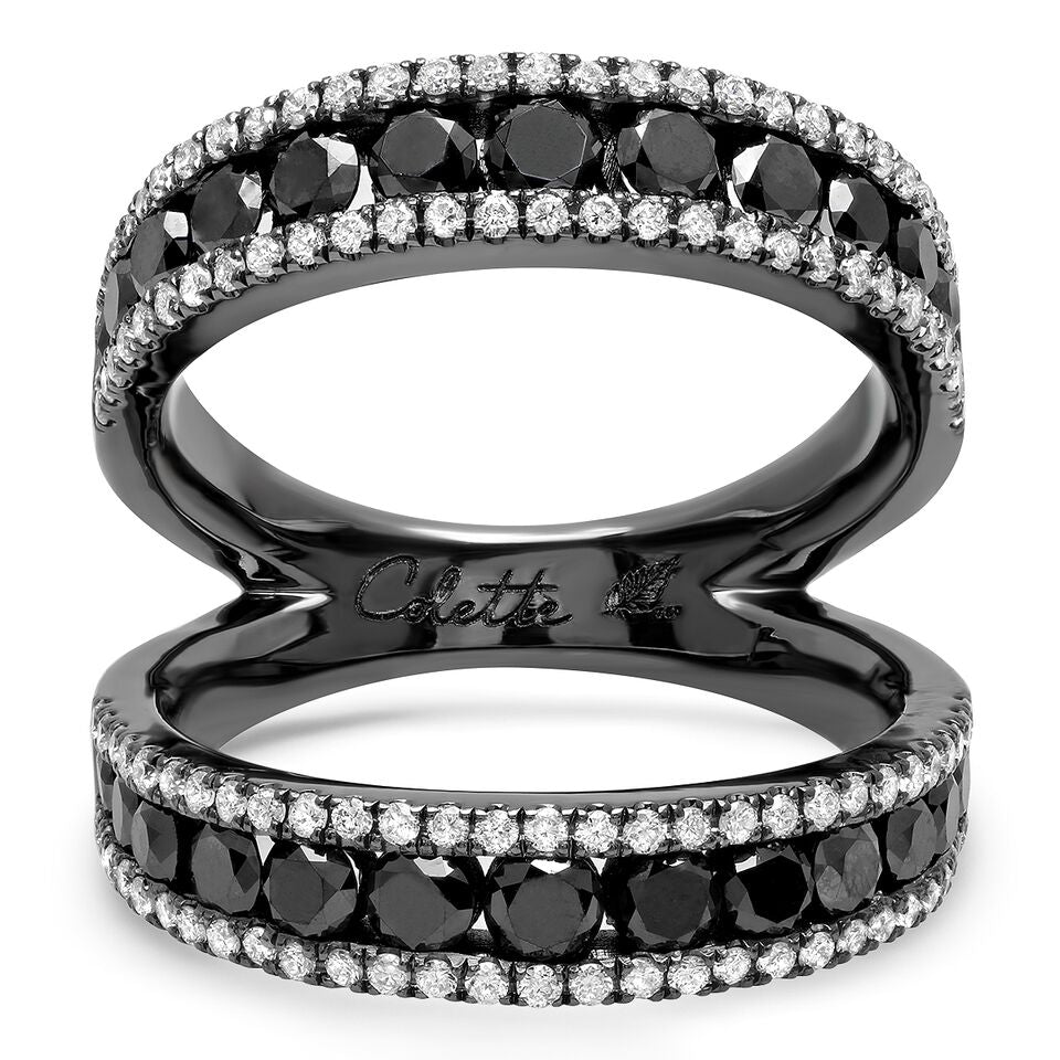 Twined Double Ring | 18K Gold Intertwined Band | Colette Jewelry