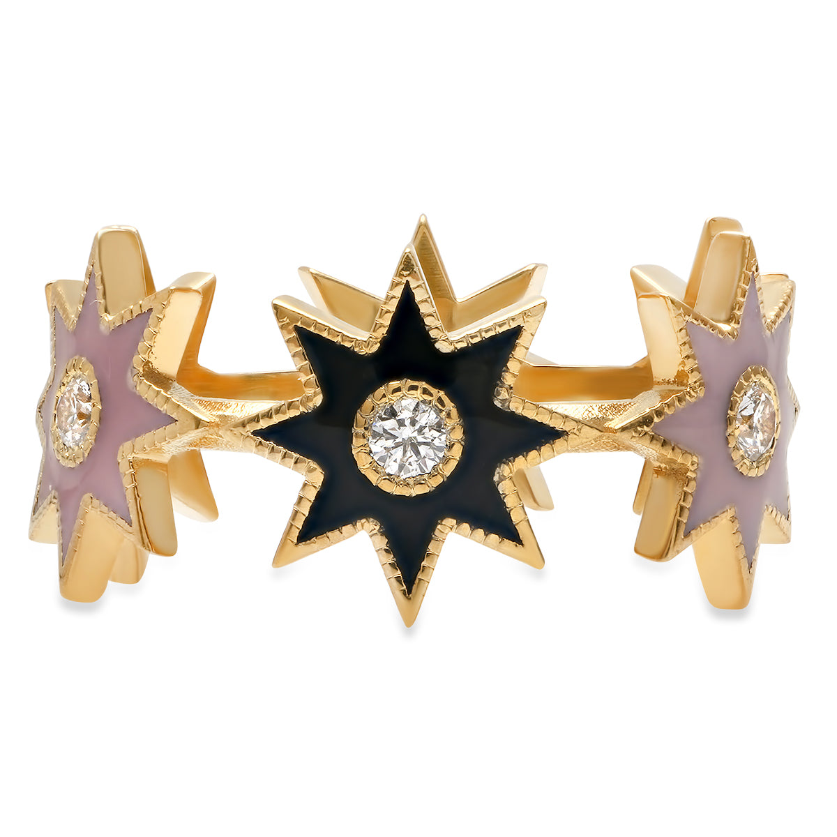 Twinkle Enamel Star Ring | 18K Gold | Galaxia | Colette Jewelry