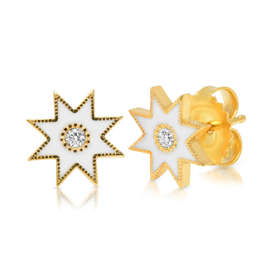 Twinkle Star Studs – Diamond Star Earrings | Colette Jewelry