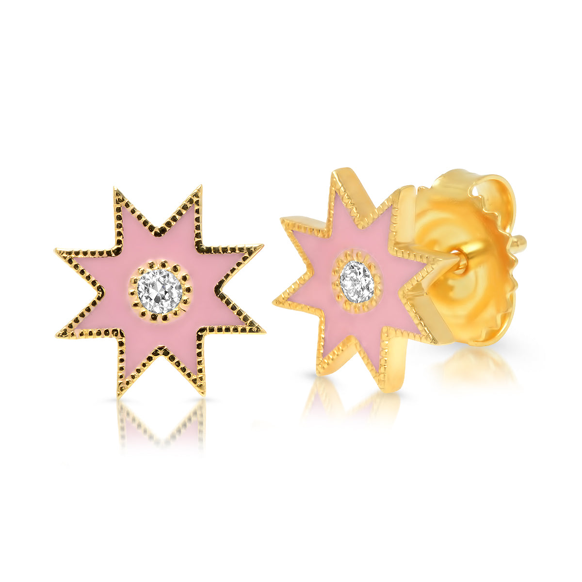 Twinkle Star Studs – Diamond Star Earrings | Colette Jewelry