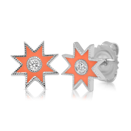 Twinkle Star Studs – Diamond Star Earrings | Colette Jewelry