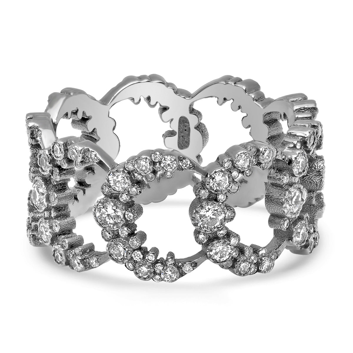 Infinity Moon Ring in 18K Gold & Diamond Ring with brilliant-cut diamond — Colette Jewelry