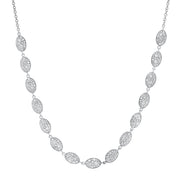 18K White Gold