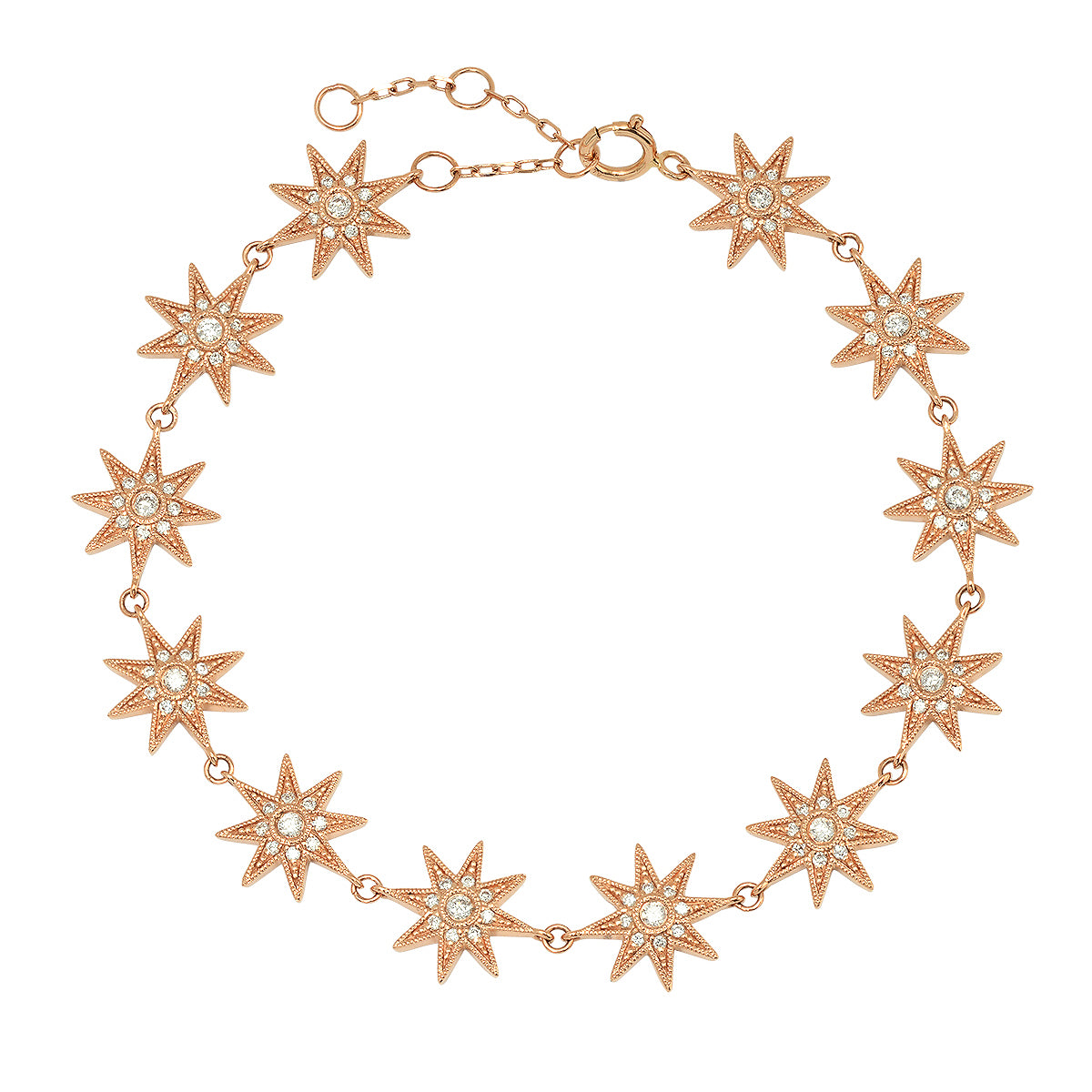 Soft Glow Star Bracelet Three Colors | 18K Gold Diamond & Sapphire | Twinkle Galaxia | Colette Jewelry
