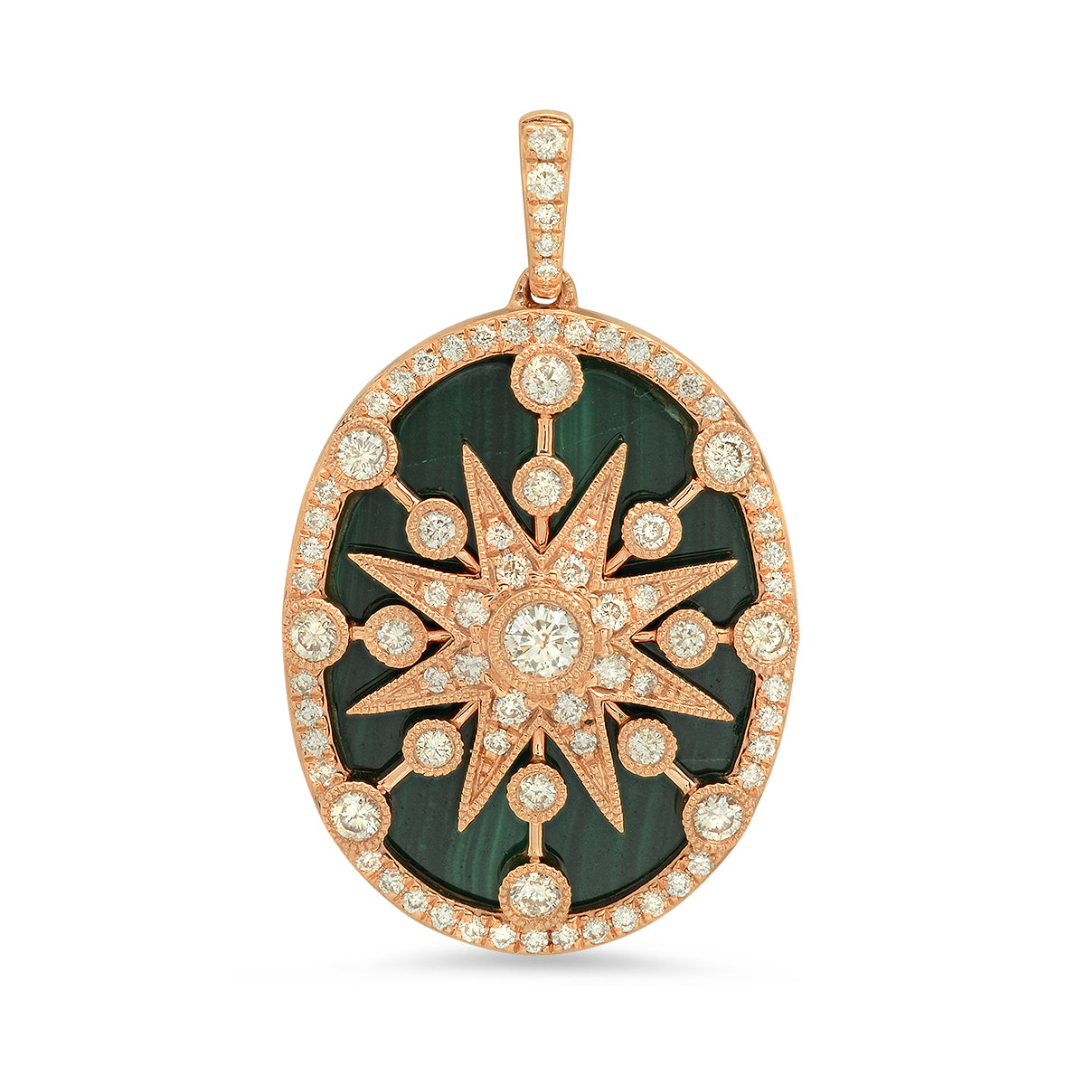 Cage Star Pendant in Hardstone & 18K Gold – Twinkle Galaxia | Colette Jewelry