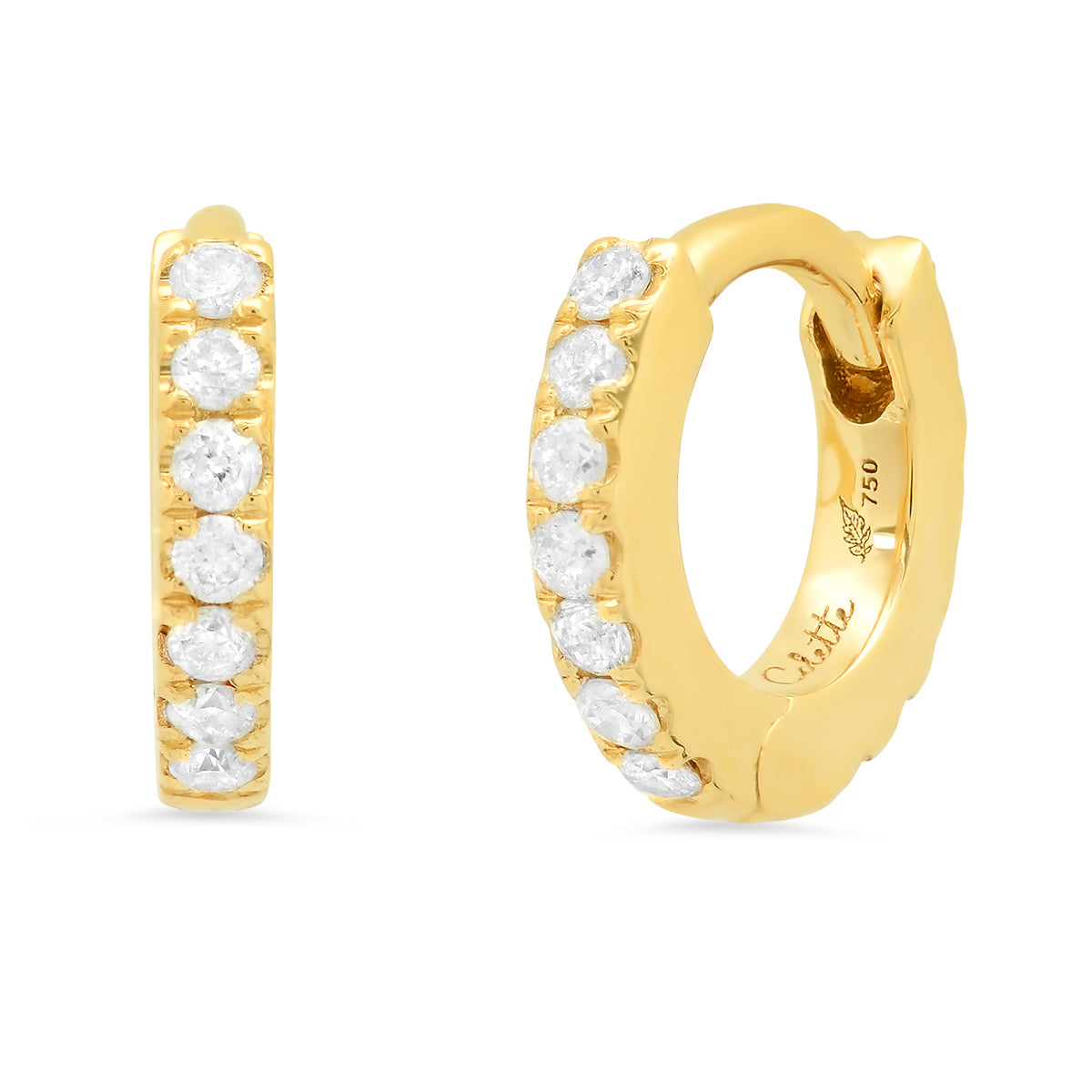 Maasai Piercing Hoops in Two Colors in 18K Gold — Colette Jewelry