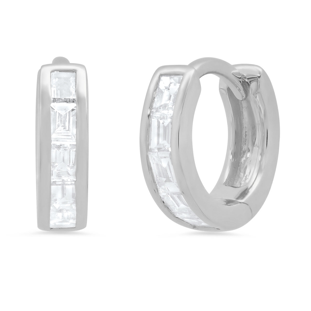 Maasai Hoops in 18K Gold Beaded Earrings with diamond — Colette Jewelry