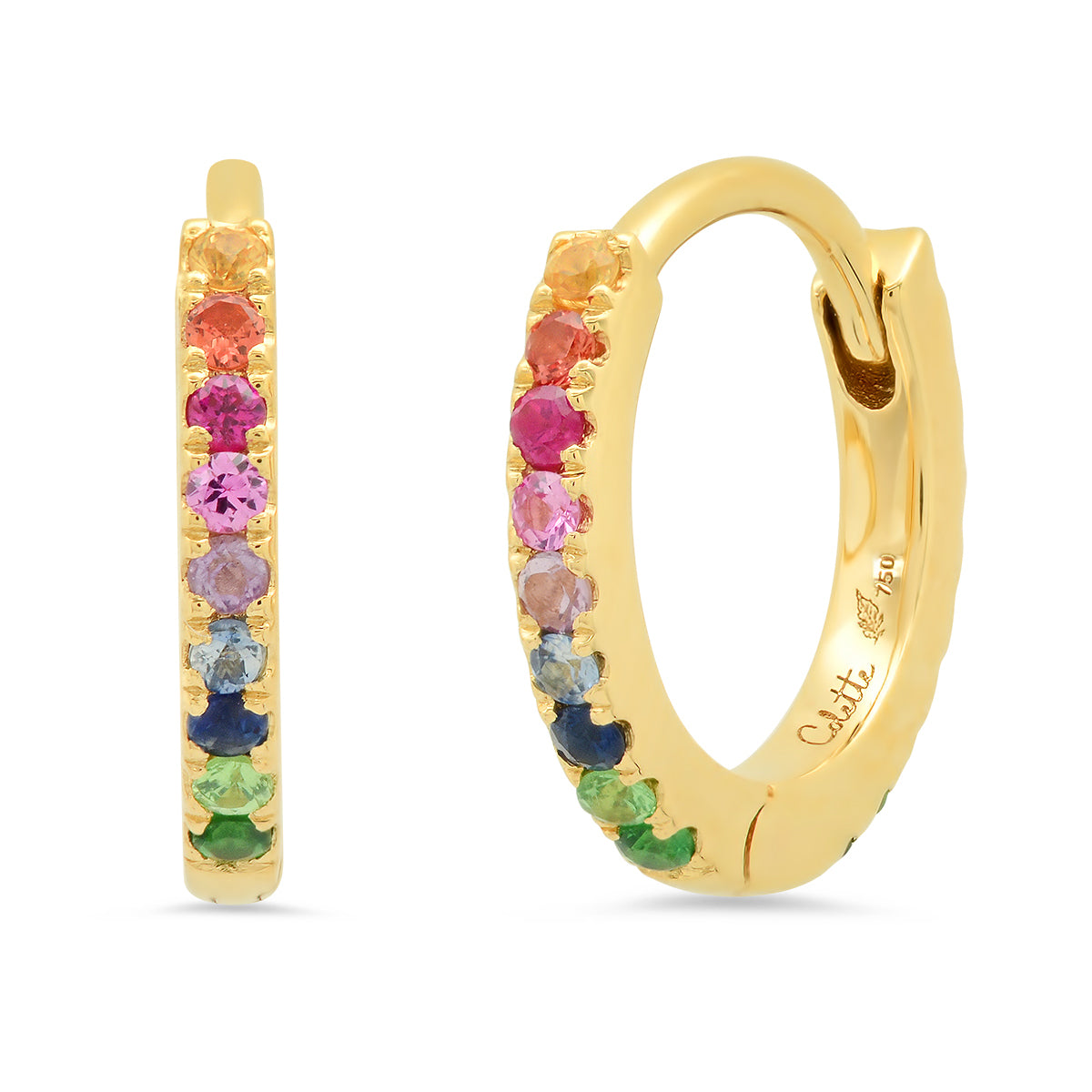 Maasai Piercing Hoops in 18K Gold Earrings — Colette Jewelry