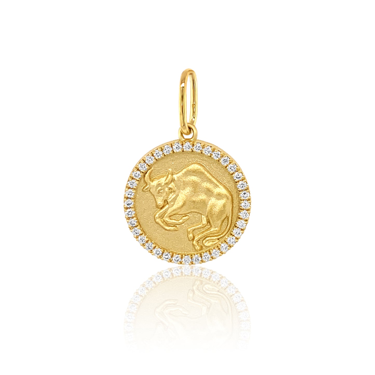 Zodiac Charm 18K Gold Celestial Pendant | Colette Jewelry
