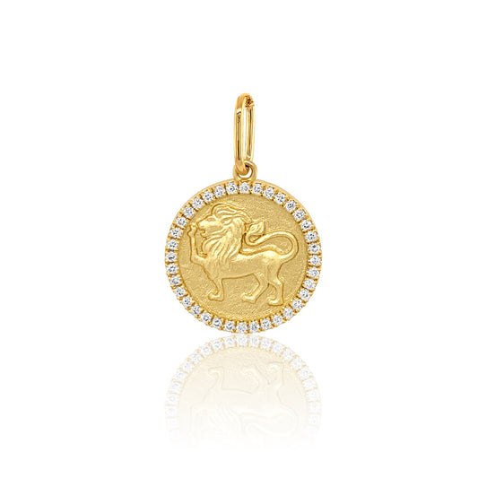 Zodiac Charm 18K Gold Celestial Pendant | Colette Jewelry