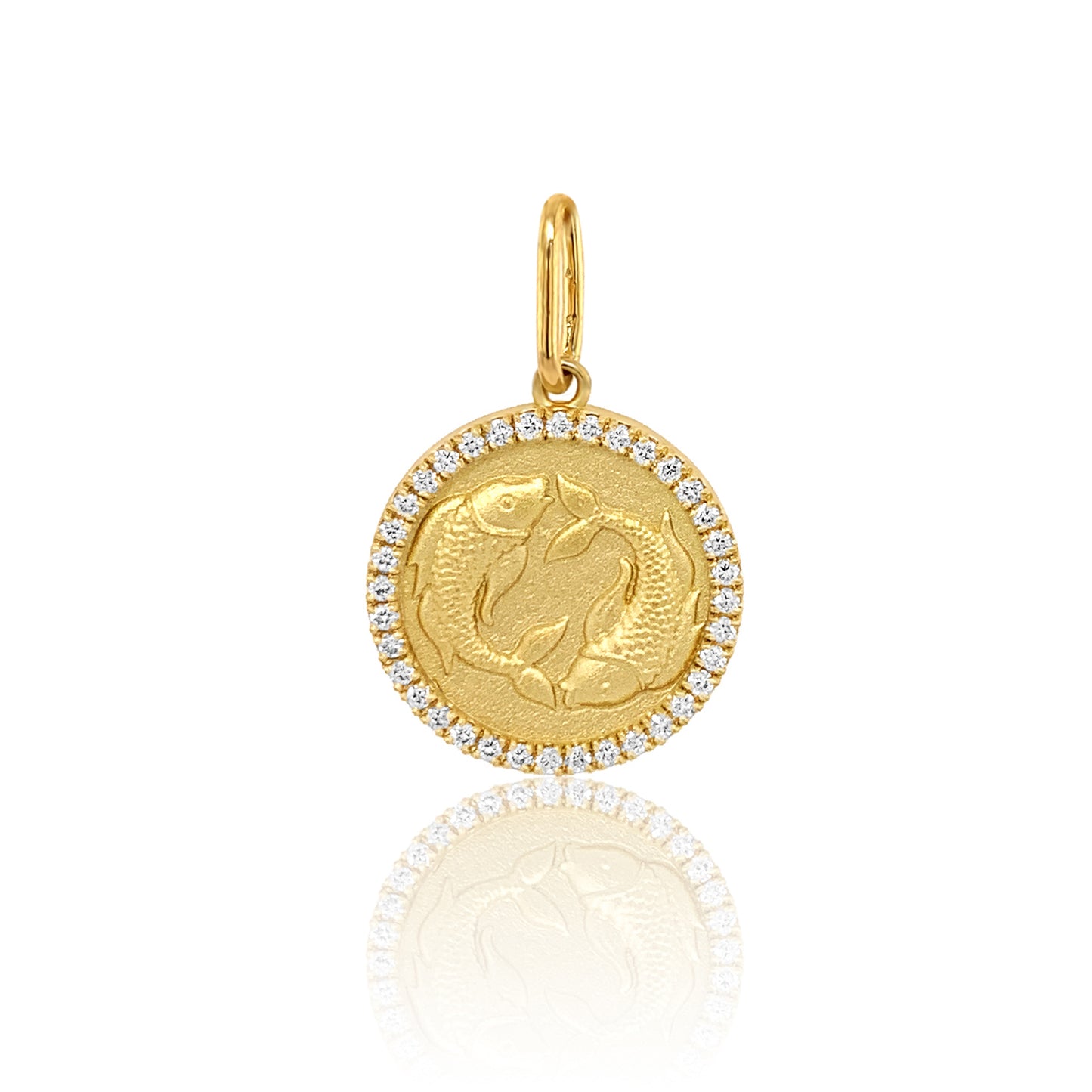 Zodiac Charm 18K Gold Celestial Pendant | Colette Jewelry