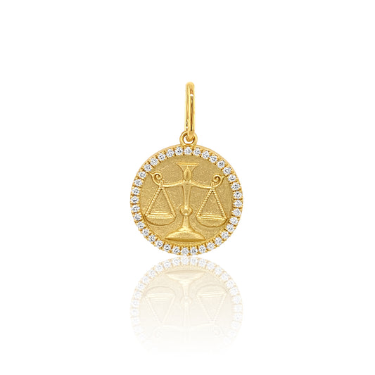 Zodiac Charm 18K Gold Celestial Pendant | Colette Jewelry