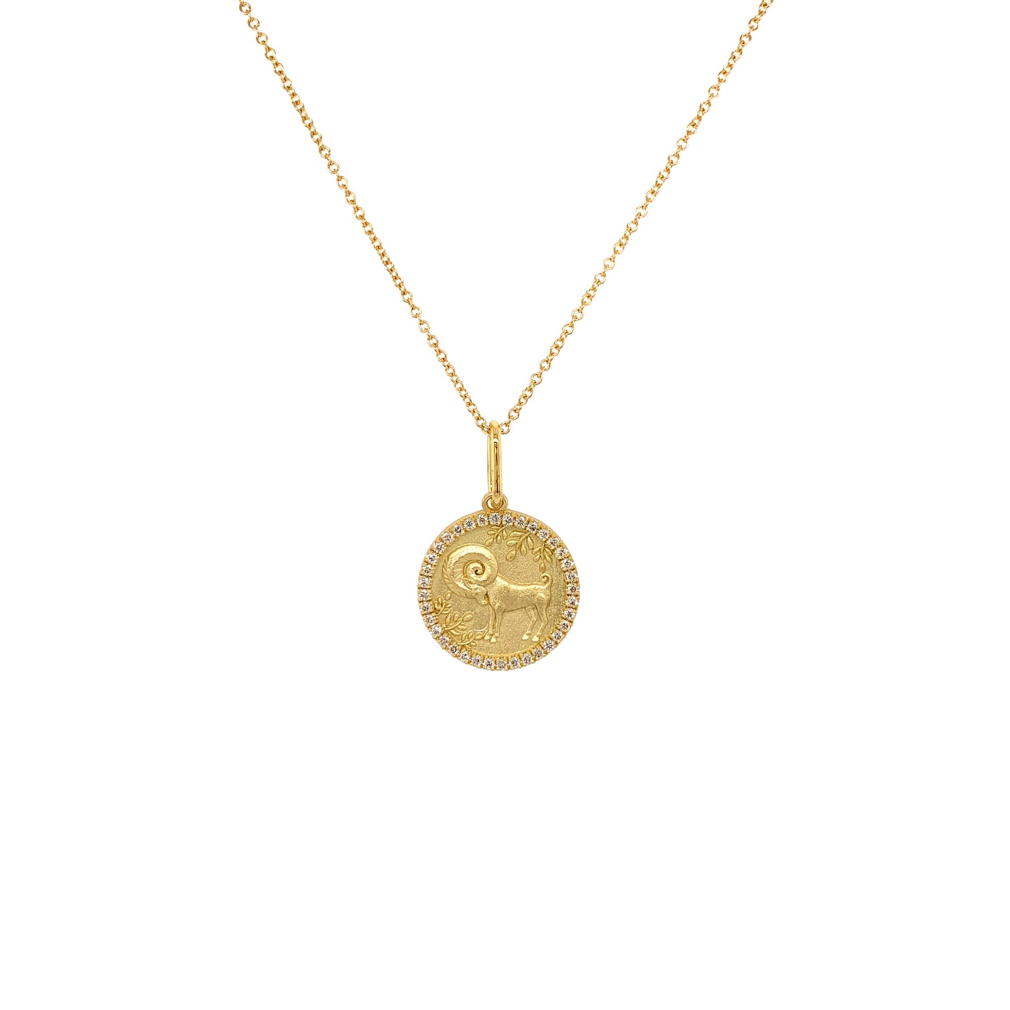 Aries Zodiac Pendant Necklace | 18K Gold | Colette Jewelry