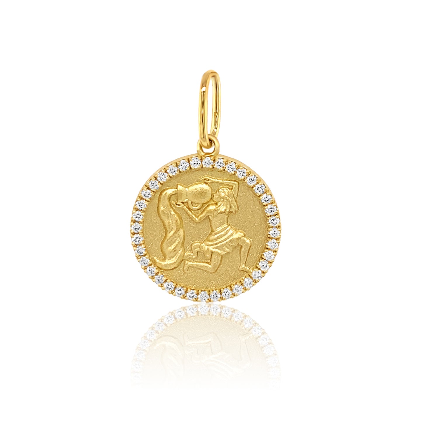 Zodiac Charm 18K Gold Celestial Pendant Colette Jewelry