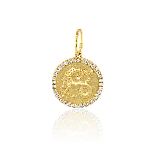 Zodiac Charm 18K Gold Celestial Talisman | Colette Jewelry
