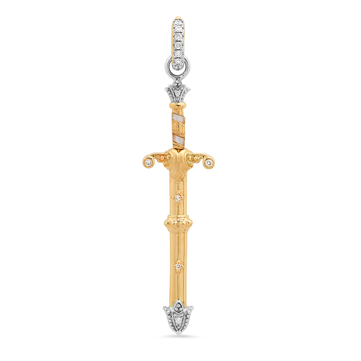 Poison Sword Charm 18K Gold Colette Jewelry