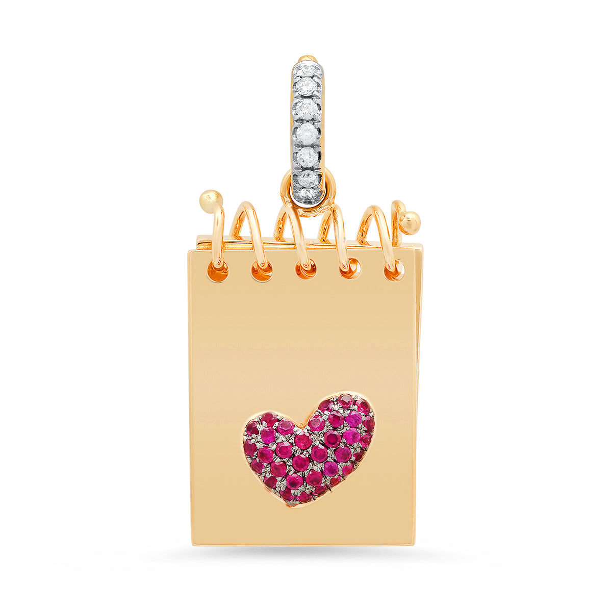 Secret Book Gold Charm — Colette Jewelry