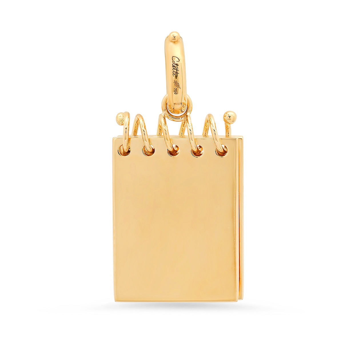 Secret Book Gold Charm — Colette Jewelry