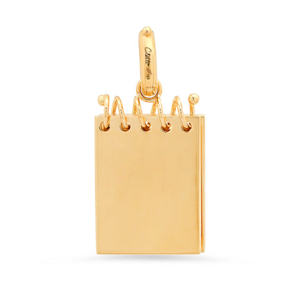 Secret Book Gold Charm — Colette Jewelry