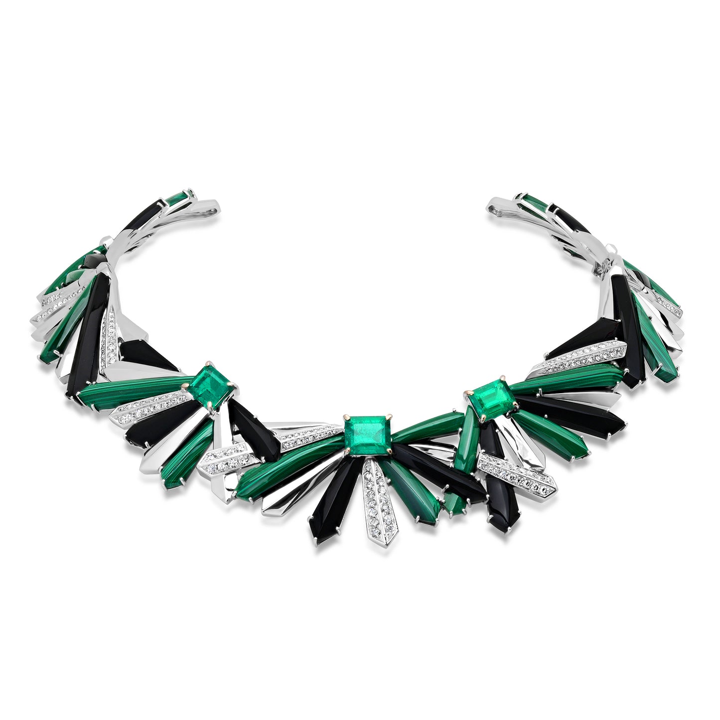 Queen Necklace | Emerald & 18K Gold | Colette x MUZO | Colette Jewelry