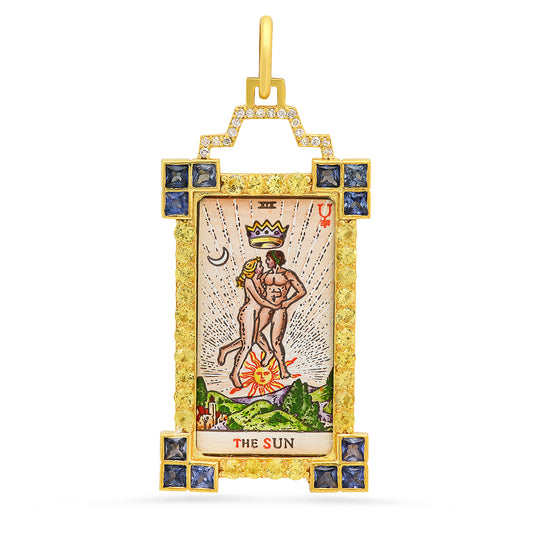 The Sun Tarot Charm 18K Gold Colette Jewelry