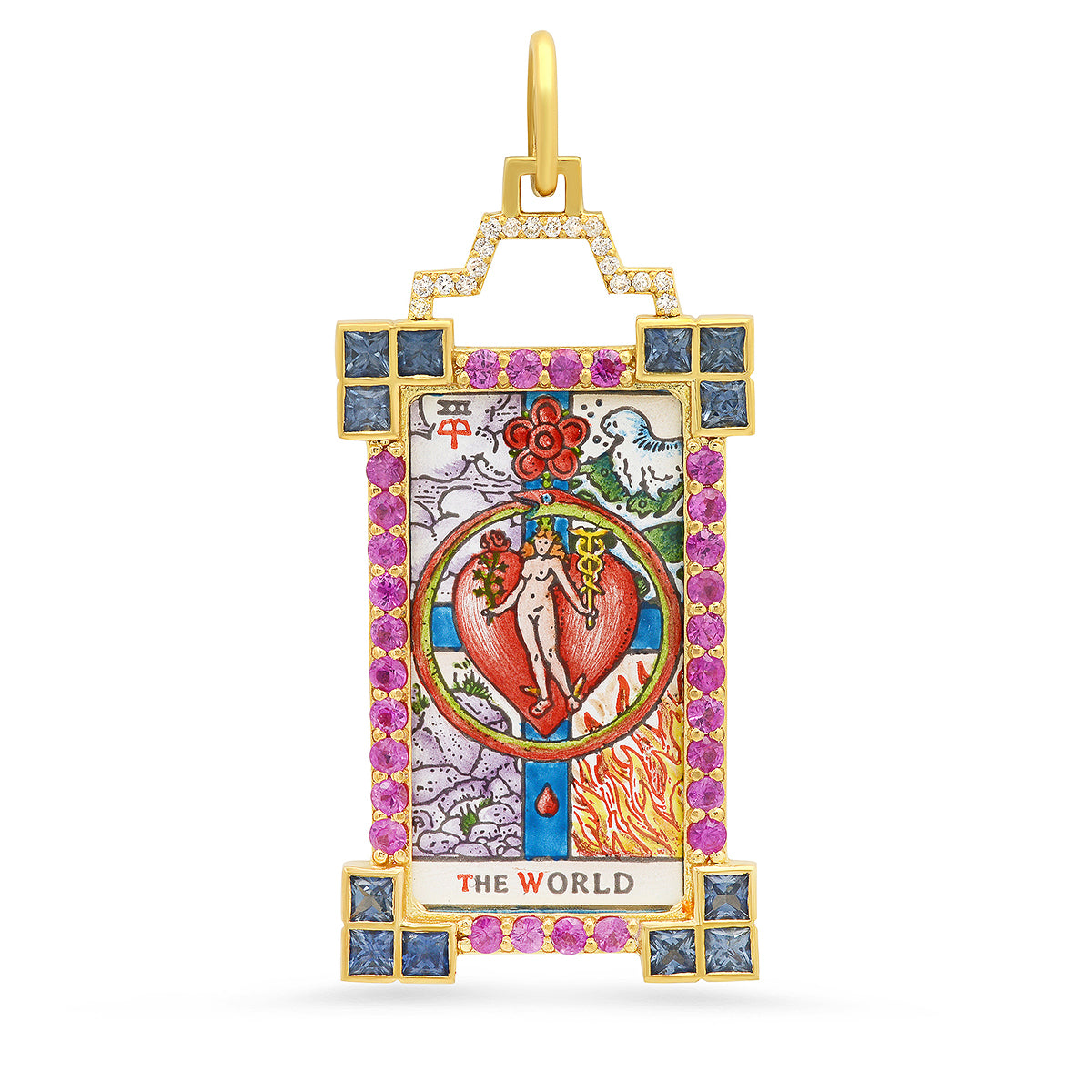 The World Tarot Charm 18K Gold Colette Jewelry