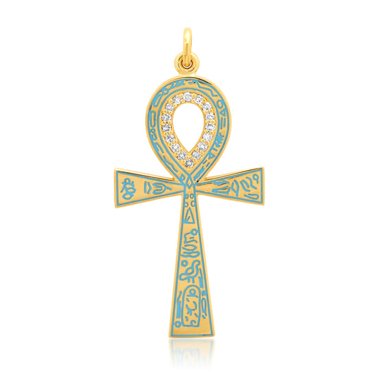 ANKH Charm in 18K Gold — Colette Jewelry
