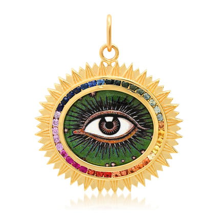 Master Evil Eye Charm with Chain — Colette Jewelry