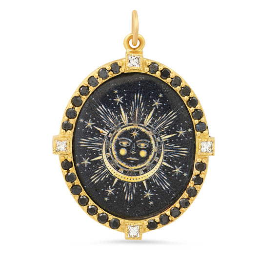 The Sun Big Medal 18K Gold High Jewelry | Colette Jewelry
