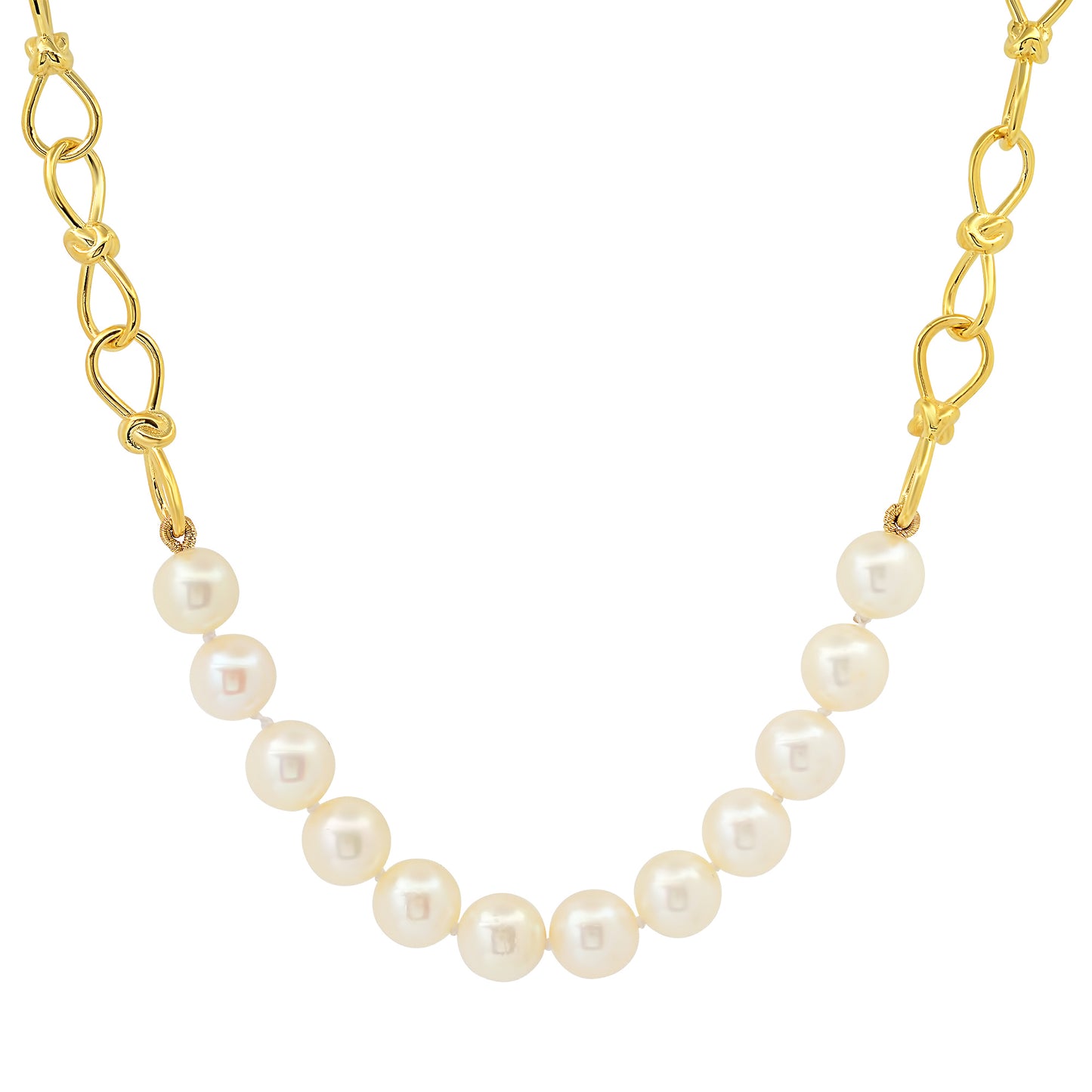 Toi et Moi Pearl Necklace in 18K Gold | Colette Jewelry