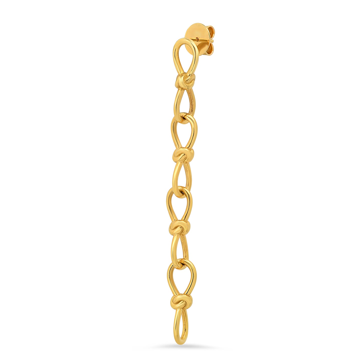 Toi et Moi Mademoiselle 4-Link Earring | 18K Rose Gold | Colette Jewelry