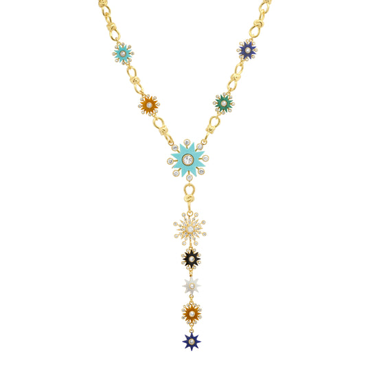 Comète Necklace Enchain – Rose Gold Toi et Moi Necklace | Colette Jewelry