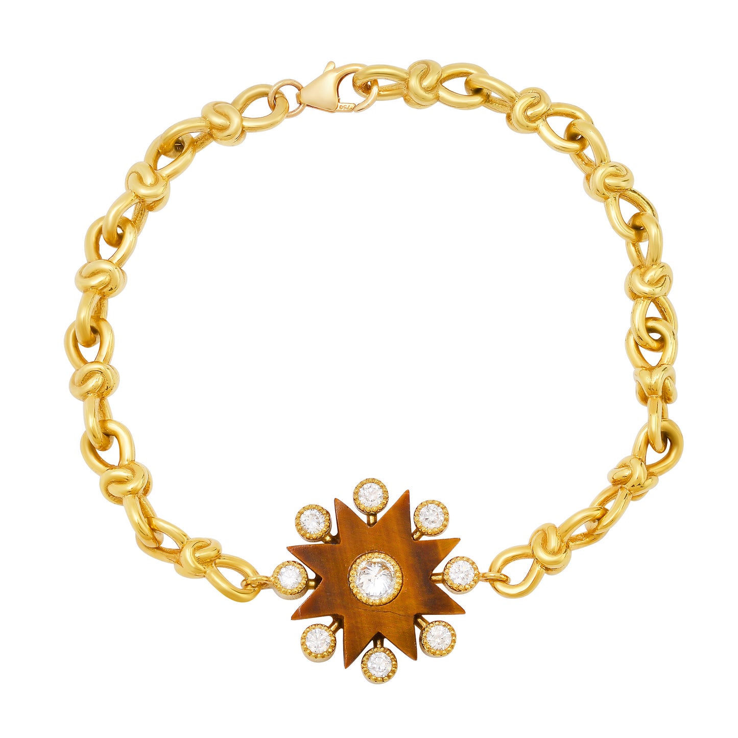 Comète Bracelet Enchain – 18K Gold Diamond Chain Bracelet | Toi et Moi | Colette Jewelry
