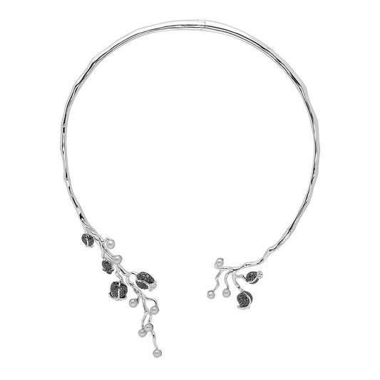 Cirsium Collar Necklace — 18K Gold Fine Jewelry | Colette Jewelry