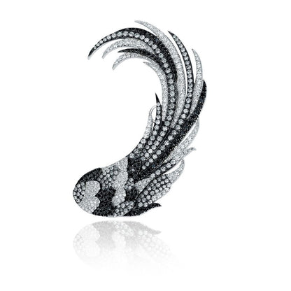 Istanbul Ear Cuff 18K Gold Diamond Earring with brilliant-cut diamond — Colette Jewelry