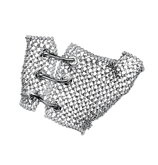 Colette's Glove — White Diamond & 18K White Gold Hand Jewel | Colette Jewelry