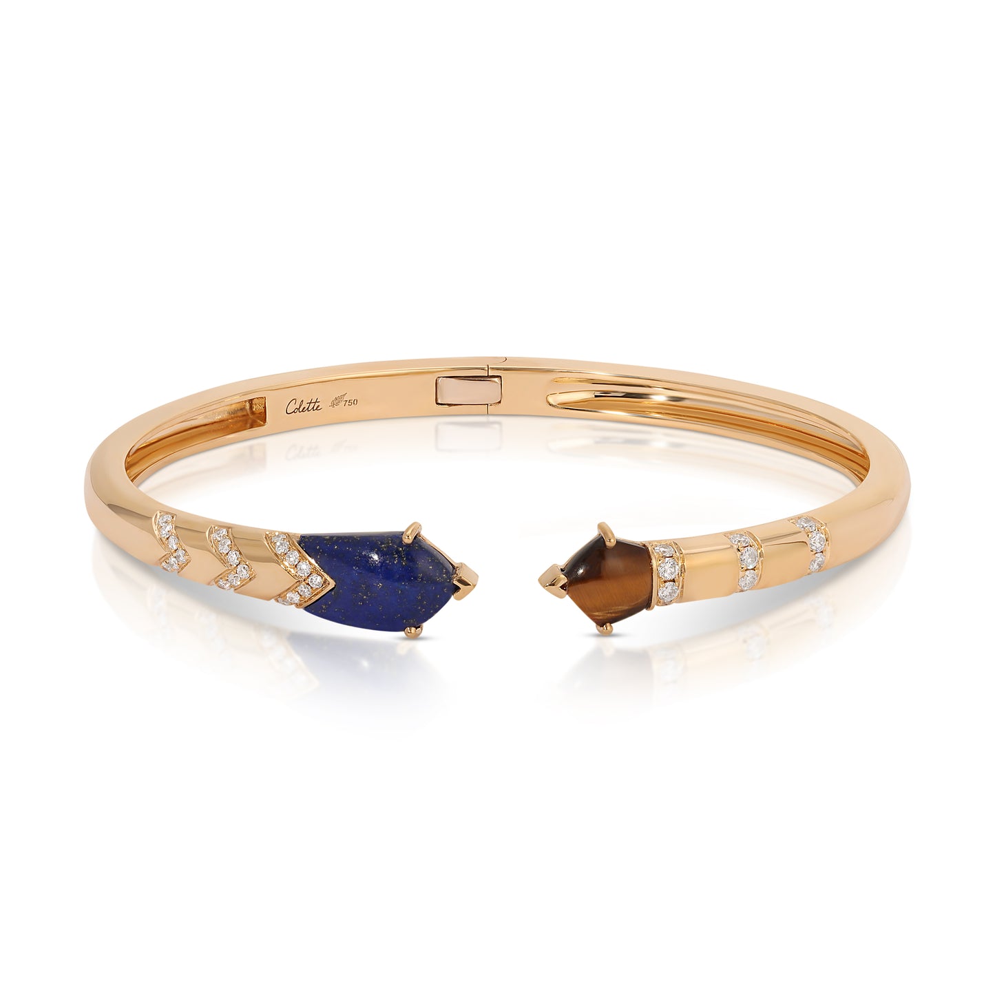 Feather Bracelet 5 Combinations 18K Gold & Rose Gold | Colette Jewelry