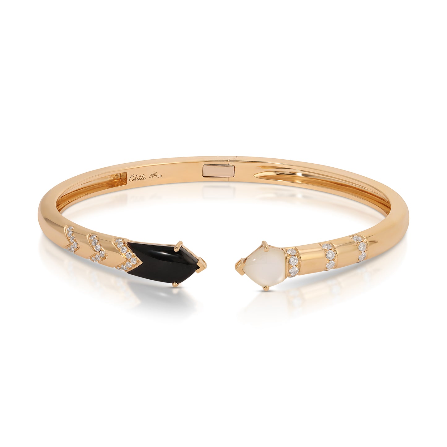 Feather Bracelet 5 Combinations 18K Gold & Rose Gold | Colette Jewelry