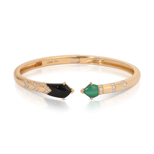 Feather Bracelet 5 Combinations 18K Gold & Rose Gold | Colette Jewelry