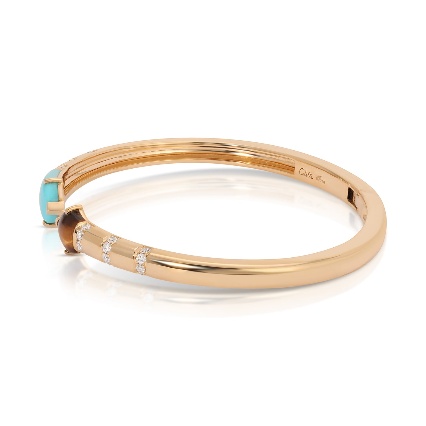 Feather Bracelet 5 Combinations 18K Gold & Rose Gold | Colette Jewelry