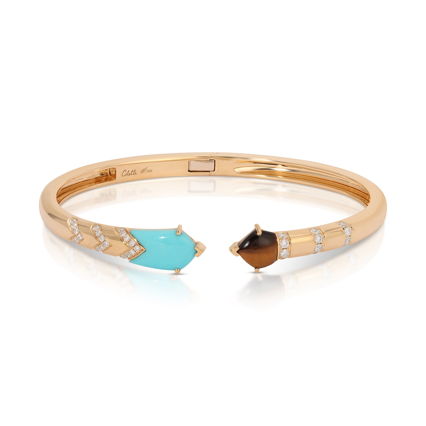 Feather Bracelet 5 Combinations 18K Gold & Rose Gold | Colette Jewelry
