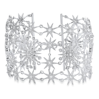 Soft Tattoo Bracelet in 18K white gold with white diamond — Colette Jewelry
