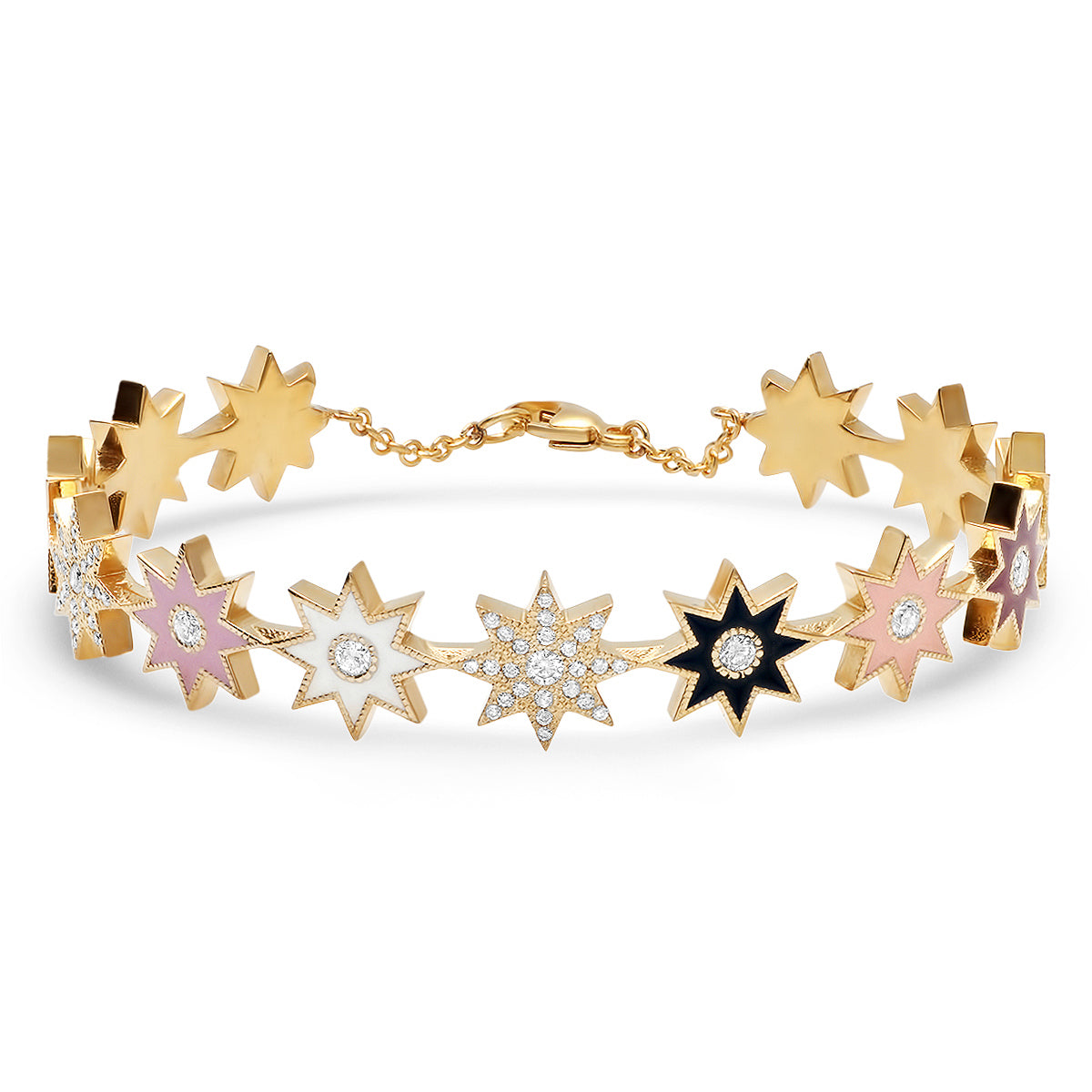 Twinkle Star Bracelet in 18K Gold with Diamonds — Colette Jewelry