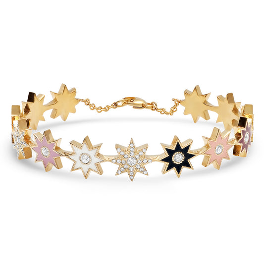 Twinkle Star Bracelet in 18K Gold with Diamonds — Colette Jewelry