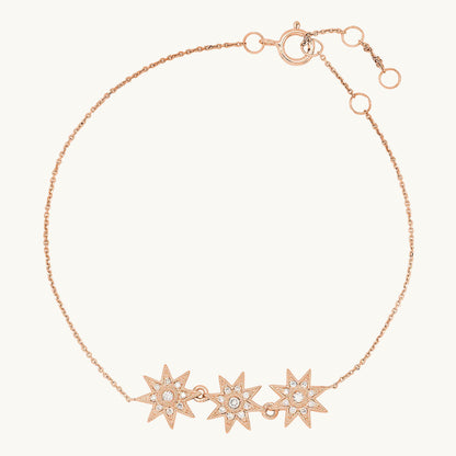 Three Star Bracelet — Galaxia collection — Colette Jewelry